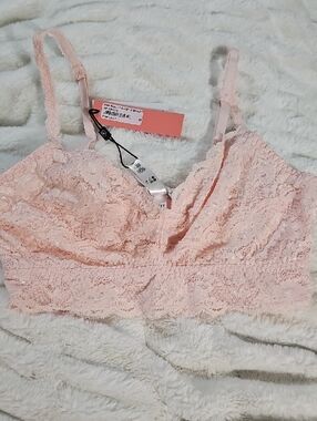 Cosabella Lace Bralette in Light Blush Pink